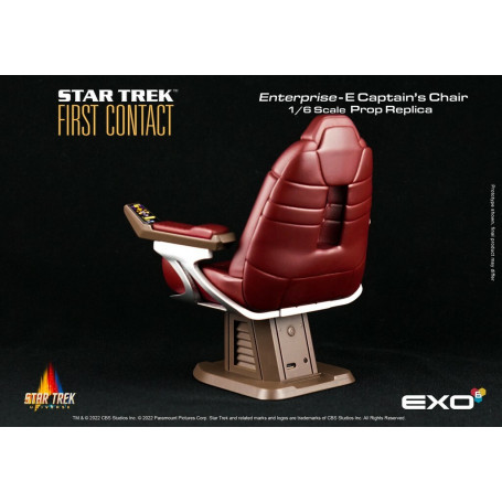 EXO-6 - Star Trek: Il primo contatto - Sedia del capitano in scala 1:6 Replica di scena
