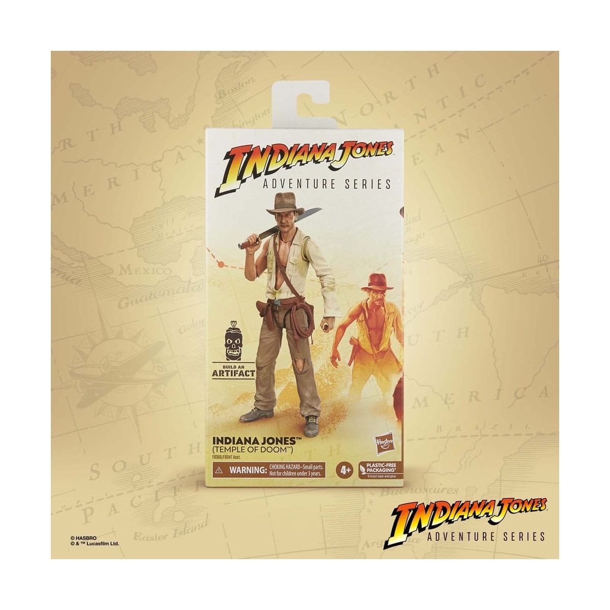 Hasbro - Indiana Jones - Serie Indiana Jones Adventure: Temple of Doom 1/12