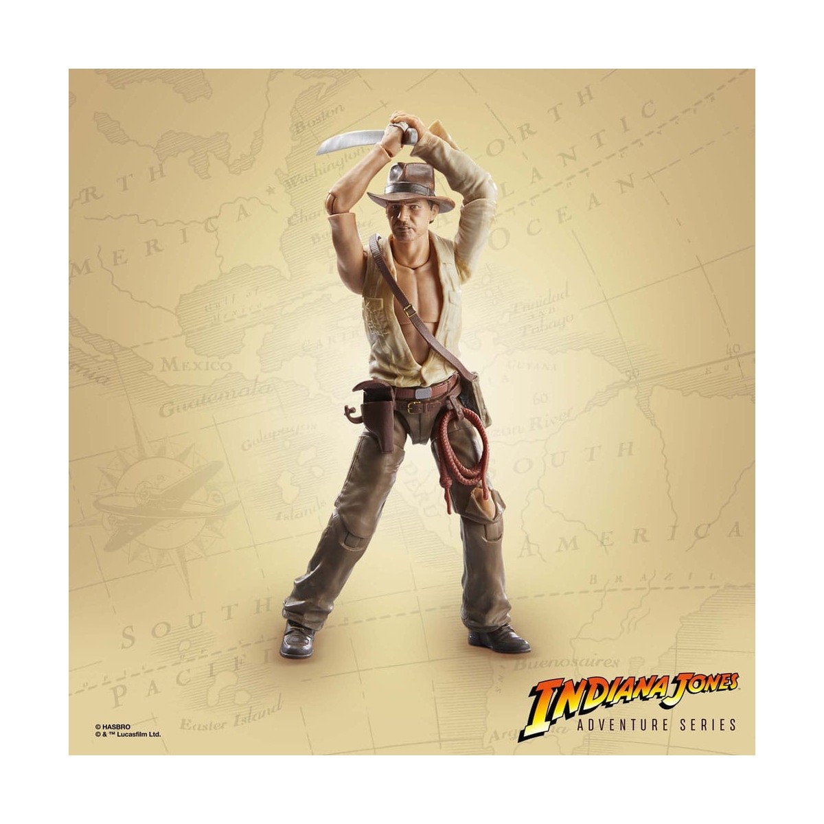 Hasbro - Indiana Jones - Serie Indiana Jones Adventure: Temple of Doom 1/12