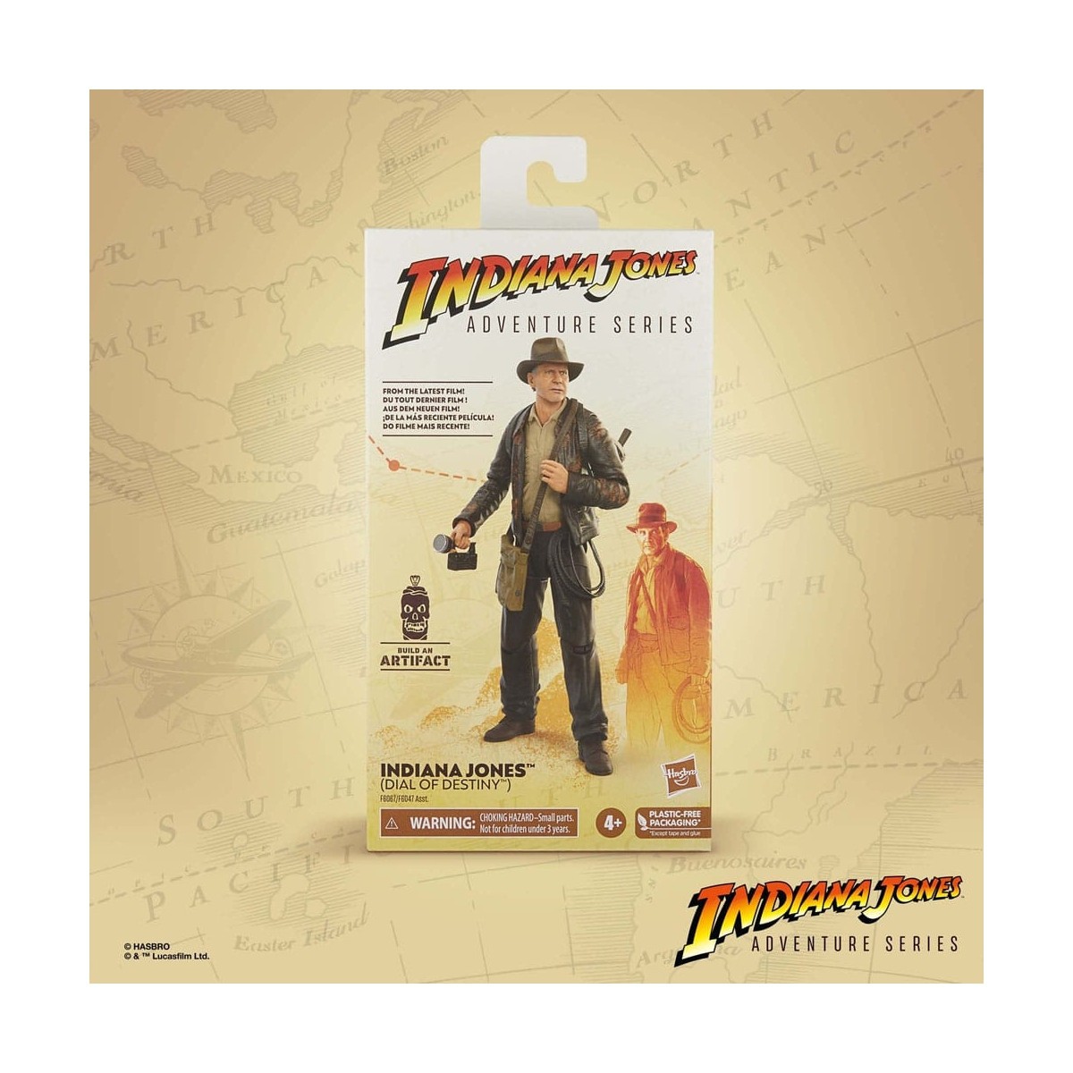 Hasbro - Indiana Jones - Serie Indiana Jones Adventure: Indiana Jones e il quadrante del destino 1/12