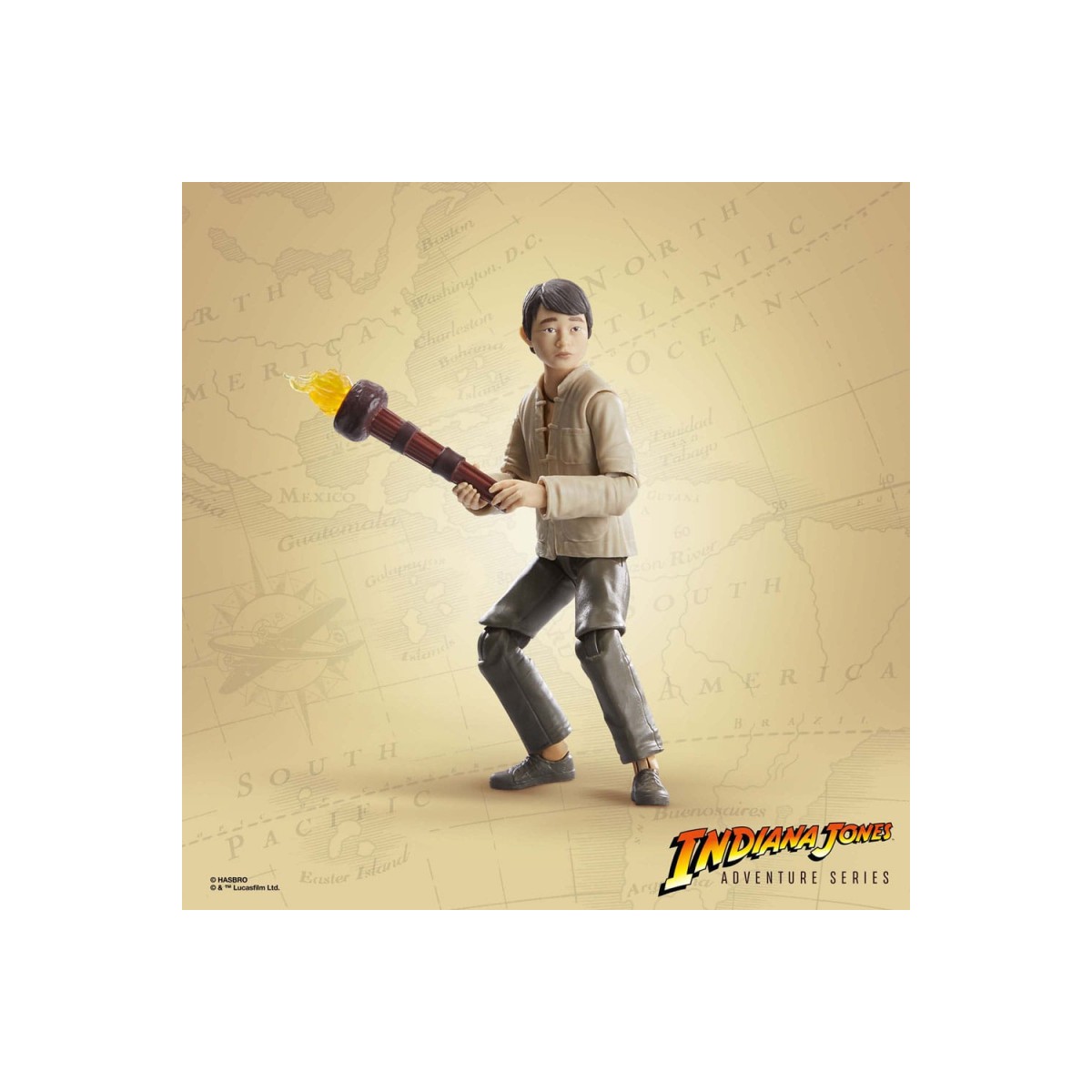 Hasbro - Mezza Luna - Tondo corto - Serie Avventura Indiana Jones: Il Tempio Maledetto 1/12