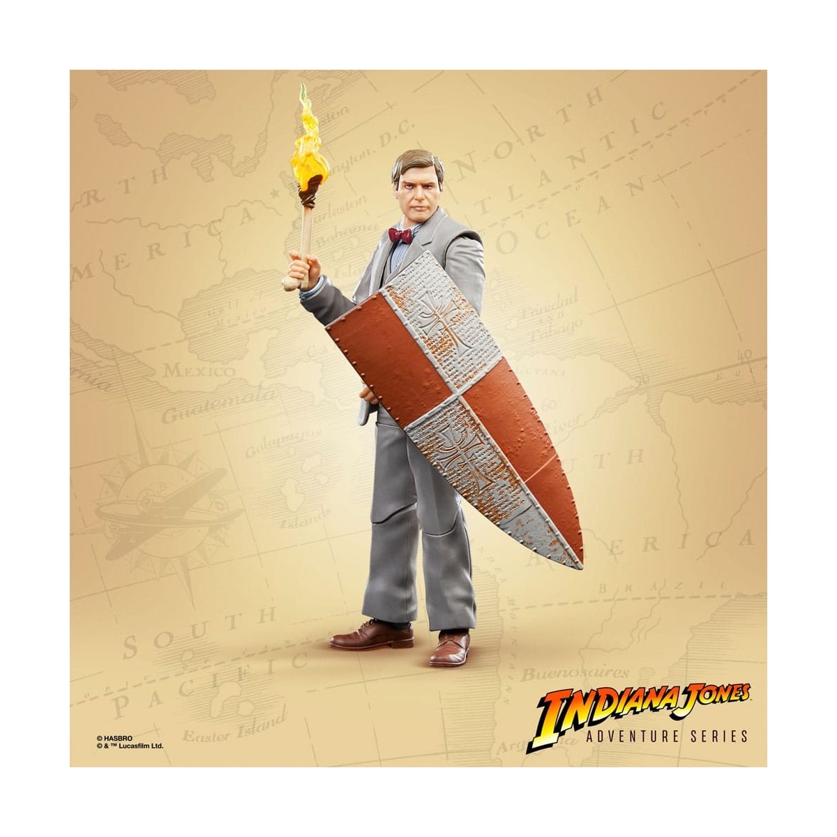 Hasbro - Professor Indiana Jones - Serie Indiana Jones Adventure: Indiana Jones e l'ultima crociata 1/12