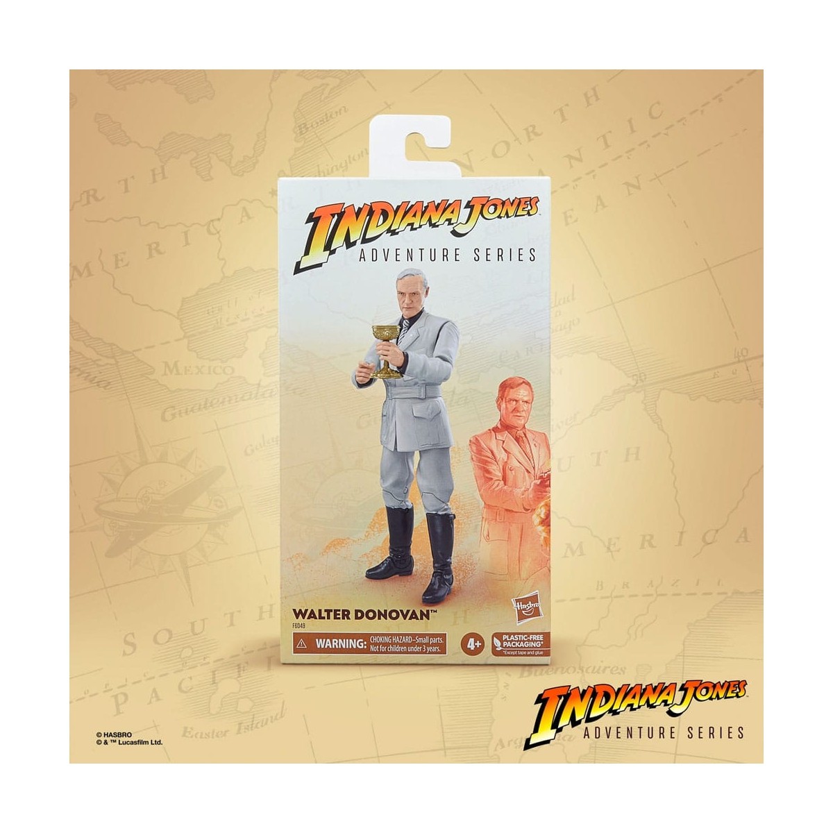 Hasbro - Walter Donovan - Serie Indiana Jones Adventure: Indiana Jones e l'ultima crociata 1/12