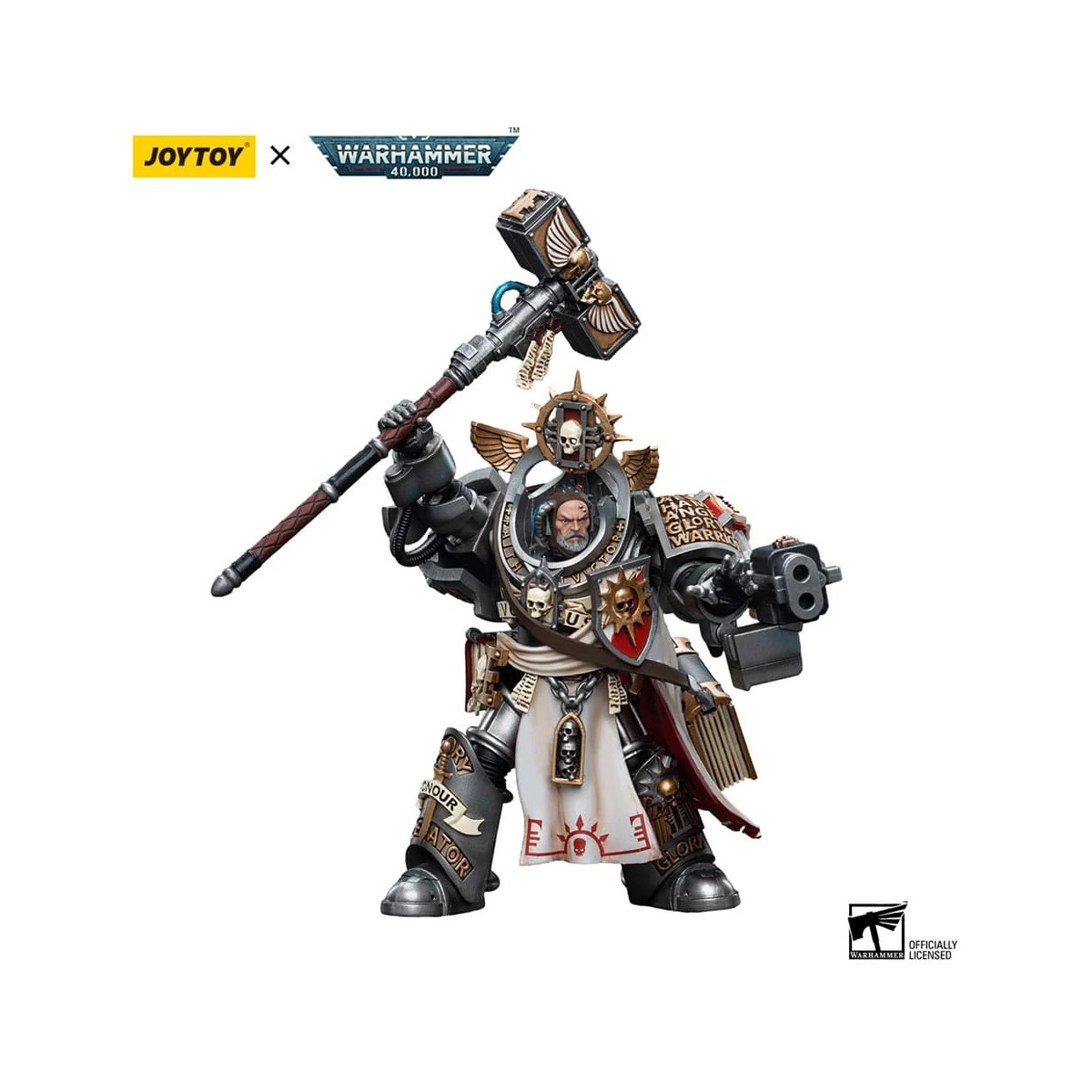 JoyToy Space marines - Cavalieri Grigi - Gran Maestro Voldus 1/18 - Warhammer 40K