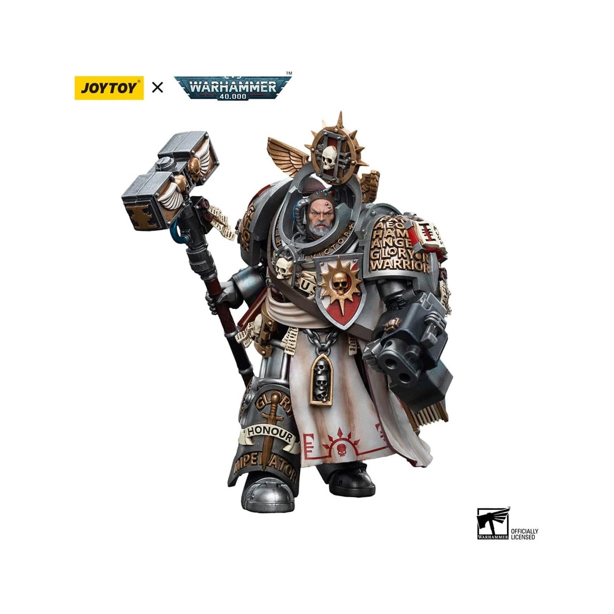 JoyToy Space marines - Cavalieri Grigi - Gran Maestro Voldus 1/18 - Warhammer 40K