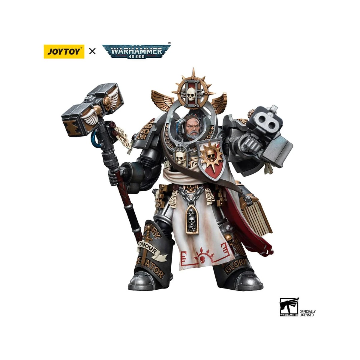 JoyToy Space marines - Cavalieri Grigi - Gran Maestro Voldus 1/18 - Warhammer 40K