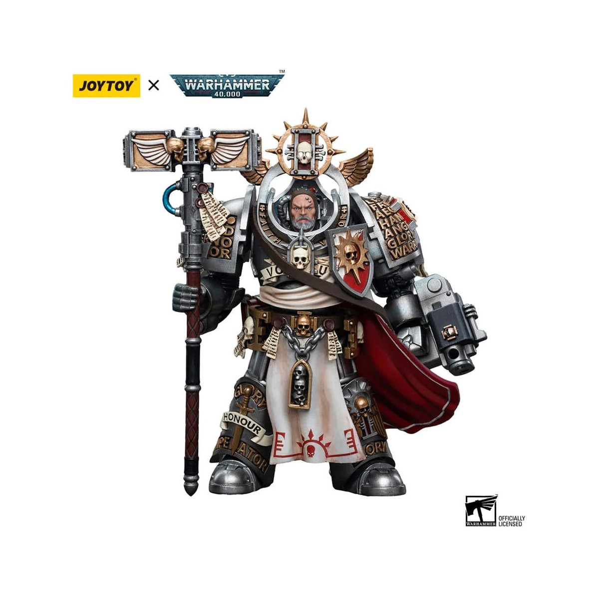 JoyToy Space marines - Cavalieri Grigi - Gran Maestro Voldus 1/18 - Warhammer 40K