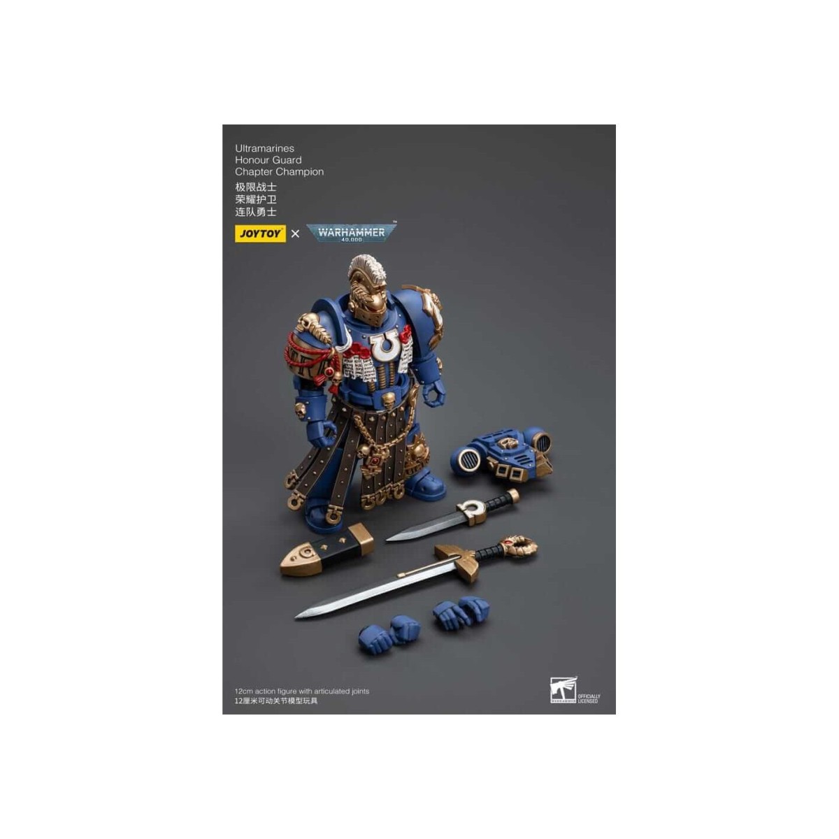 JoyToy - Space Marine - Ultramarines - Honour Guard Chapter Champion 1/18 - Warhammer 40K