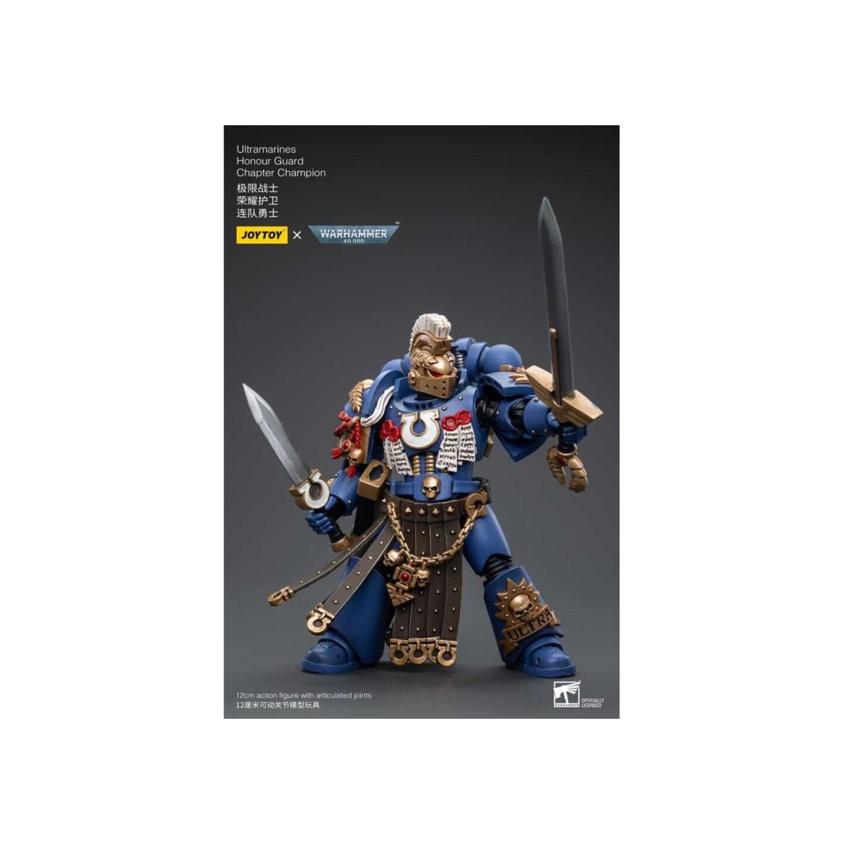 JoyToy - Space Marine - Ultramarines - Honour Guard Chapter Champion 1/18 - Warhammer 40K