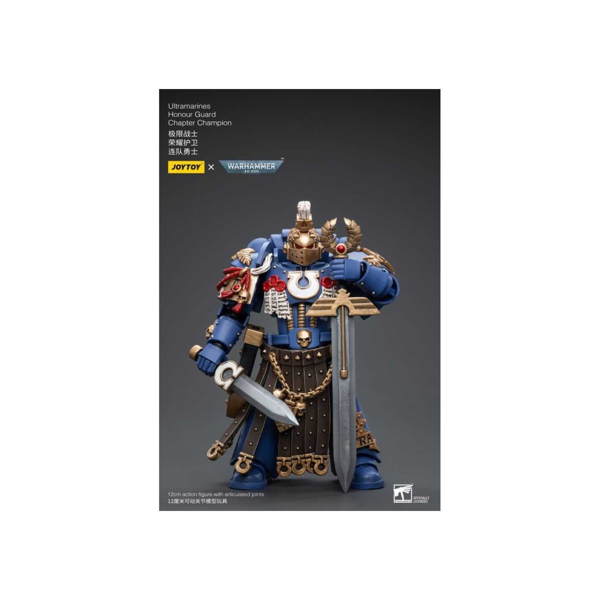 JoyToy - Space Marine - Ultramarines - Honour Guard Chapter Champion 1/18 - Warhammer 40K