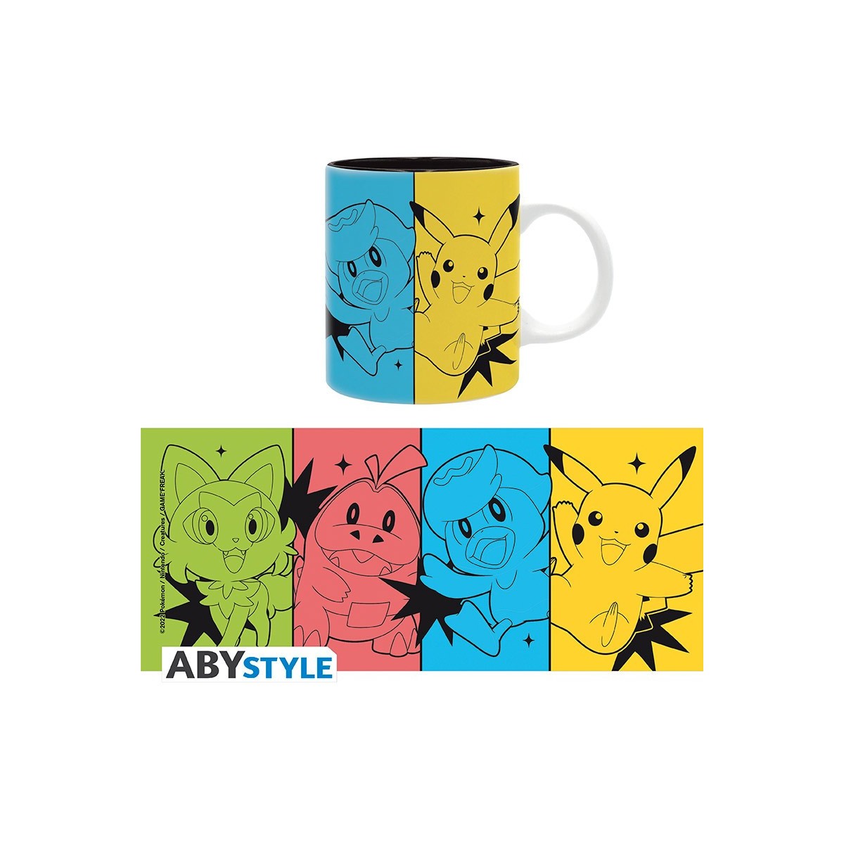 ABYstyle POKEMON - Tazza - 320 ml - Starter scarlatto e viola