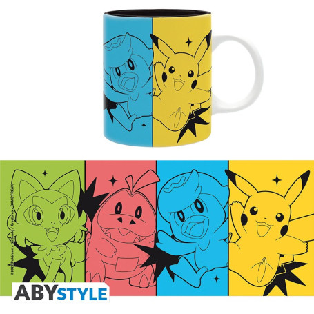 ABYstyle POKEMON - Tazza - 320 ml - Starter scarlatto e viola