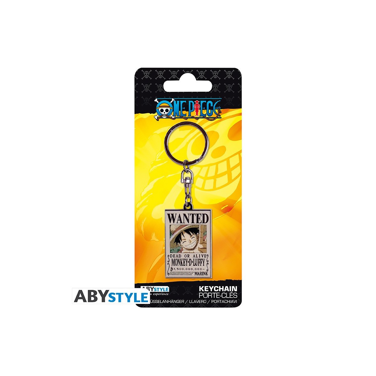 ABYstyle ONE PIECE - Portachiavi Wanted Luffy