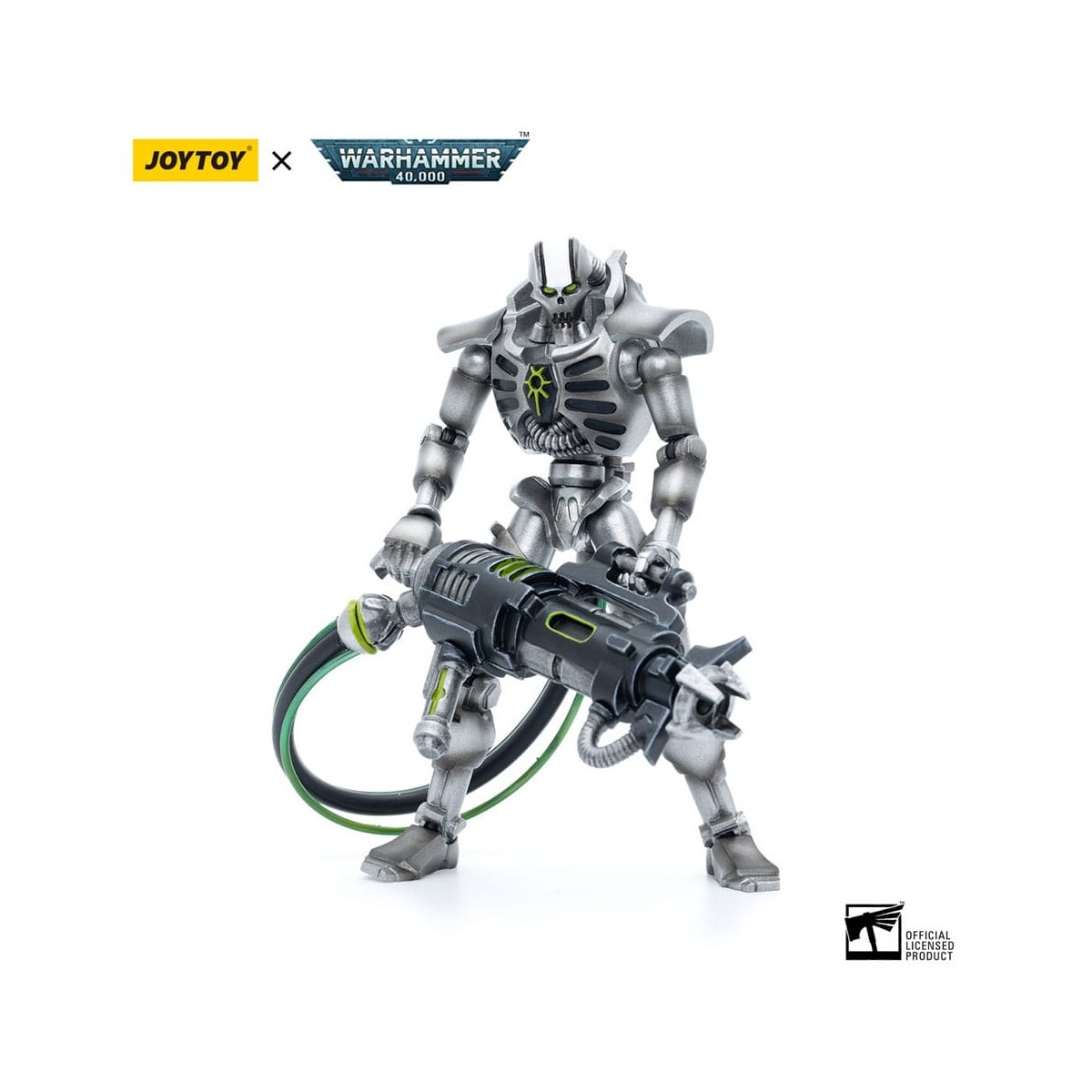 JoyToy Necrons - Immortale della dinastia Sautekh con carabina Tesla 1/18 - Warhammer 40K
