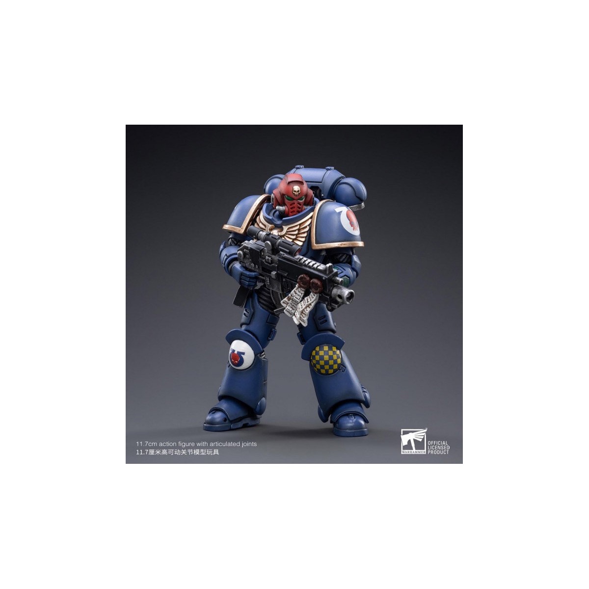 JoyToy - Space Marine - Ultramarines - Eroi del Capitolo Fratello Sergente Veterano Castor 1/18 - Warhammer 40K