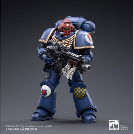 JoyToy - Space Marine - Ultramarines - Eroi del Capitolo Fratello Sergente Veterano Castor 1/18 - Warhammer 40K
