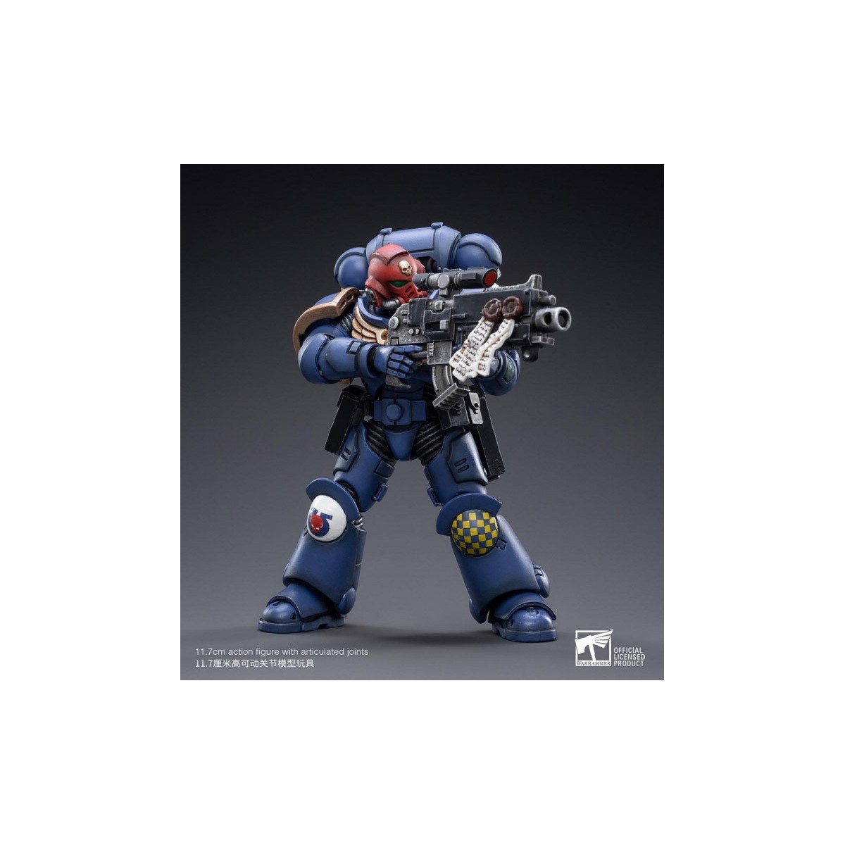 JoyToy - Space Marine - Ultramarines - Eroi del Capitolo Fratello Sergente Veterano Castor 1/18 - Warhammer 40K