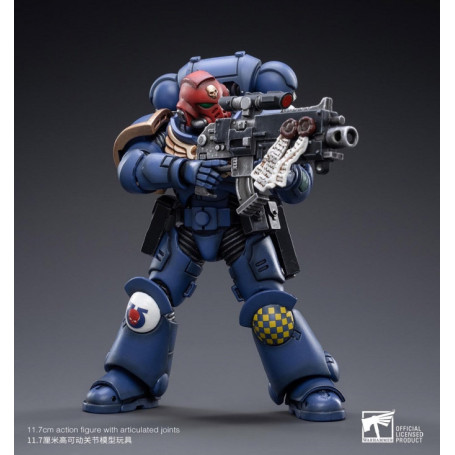 JoyToy - Space Marine - Ultramarines - Eroi del Capitolo Fratello Sergente Veterano Castor 1/18 - Warhammer 40K