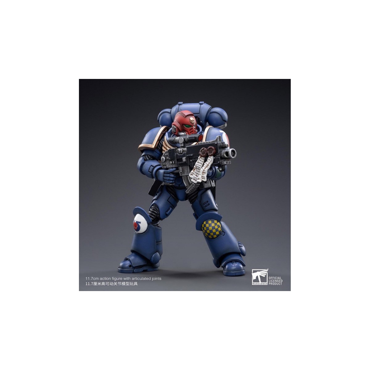 JoyToy - Space Marine - Ultramarines - Eroi del Capitolo Fratello Sergente Veterano Castor 1/18 - Warhammer 40K