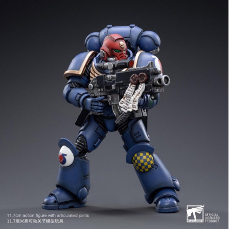 JoyToy - Space Marine - Ultramarines - Eroi del Capitolo Fratello Sergente Veterano Castor 1/18 - Warhammer 40K