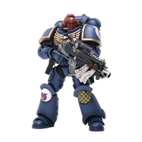 JoyToy - Space Marine - Ultramarines - Eroi del Capitolo Fratello Sergente Veterano Castor 1/18 - Warhammer 40K