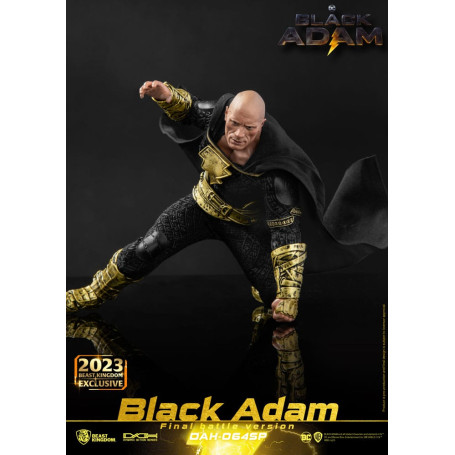 Beast Kingdom - Black Adam Versione Battaglia Finale - Black Adam - figura d'azione 1/9 Eroi d'azione dinamici