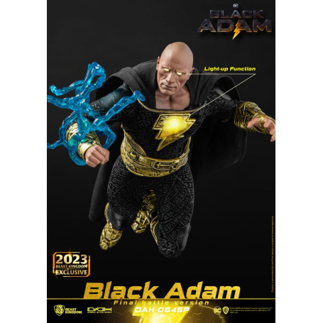 Beast Kingdom - Black Adam Versione Battaglia Finale - Black Adam - figura d'azione 1/9 Eroi d'azione dinamici