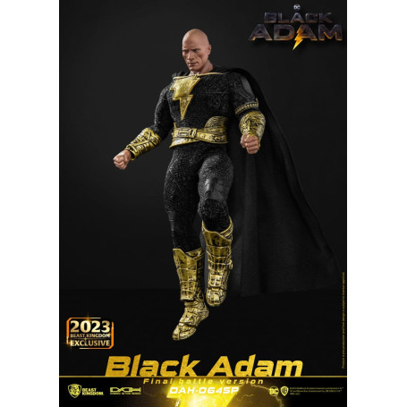 Beast Kingdom - Black Adam Versione Battaglia Finale - Black Adam - figura d'azione 1/9 Eroi d'azione dinamici
