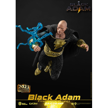 Beast Kingdom - Black Adam Versione Battaglia Finale - Black Adam - figura d'azione 1/9 Eroi d'azione dinamici
