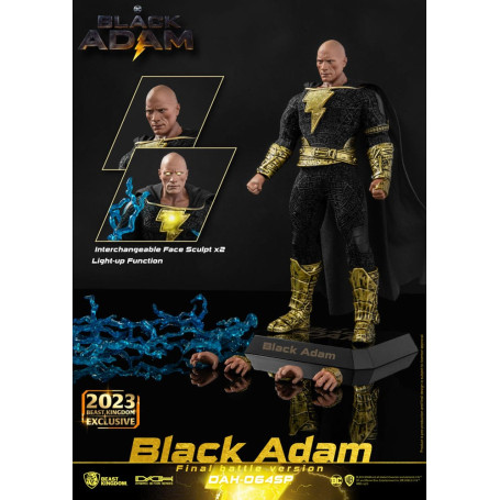 Beast Kingdom - Black Adam Versione Battaglia Finale - Black Adam - figura d'azione 1/9 Eroi d'azione dinamici