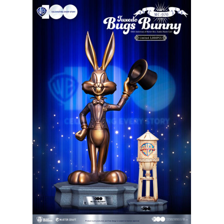 Beast Kingdom Disney - Master Craft - Tuxedo Bugs Bunny - Looney Tunes 100° anniversario degli studi Warner Bros