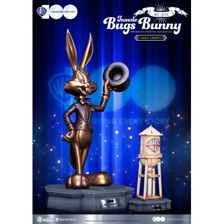 Beast Kingdom Disney - Master Craft - Tuxedo Bugs Bunny - Looney Tunes 100° anniversario degli studi Warner Bros