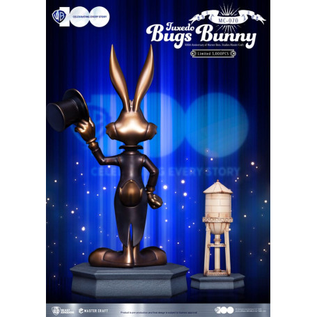 Beast Kingdom Disney - Master Craft - Tuxedo Bugs Bunny - Looney Tunes 100° anniversario degli studi Warner Bros