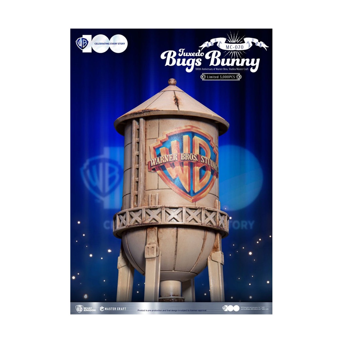 Beast Kingdom Disney - Master Craft - Tuxedo Bugs Bunny - Looney Tunes 100° anniversario degli studi Warner Bros