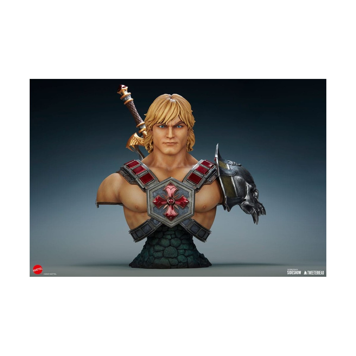Tweeterhead - Busto di MUSCLOR 1:1 - Busto di HE-MAN 1:1 - Leggende dei Masters of the Universe