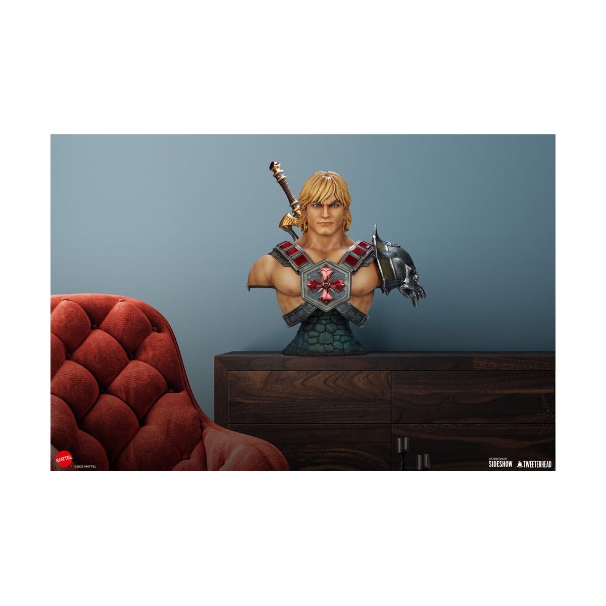 Tweeterhead - Busto di MUSCLOR 1:1 - Busto di HE-MAN 1:1 - Leggende dei Masters of the Universe
