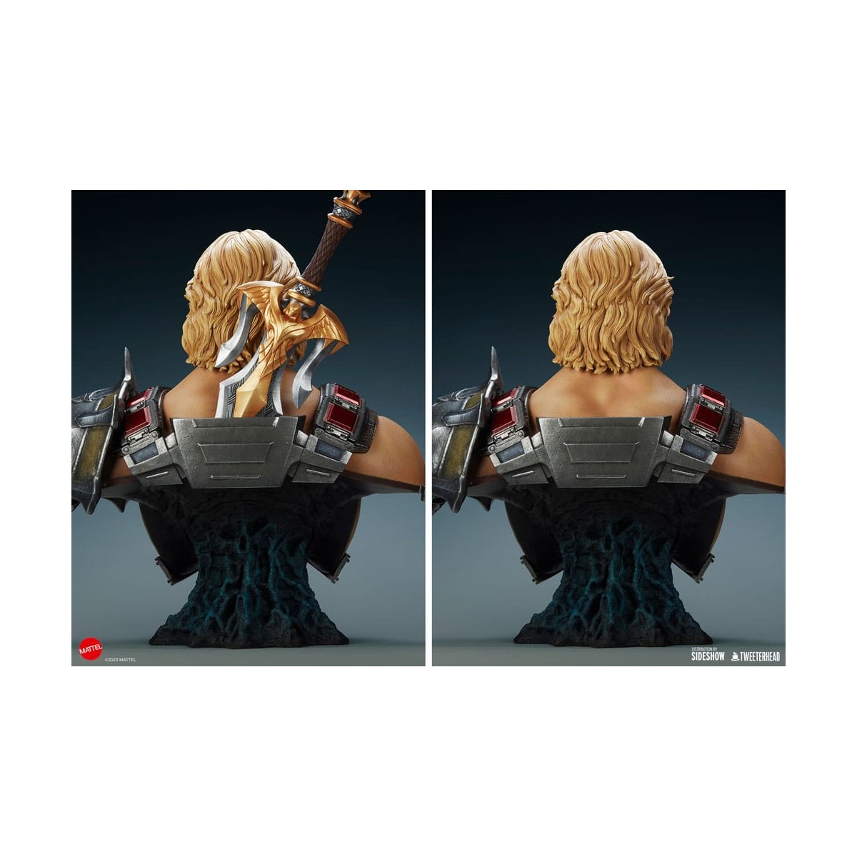 Tweeterhead - Busto di MUSCLOR 1:1 - Busto di HE-MAN 1:1 - Leggende dei Masters of the Universe