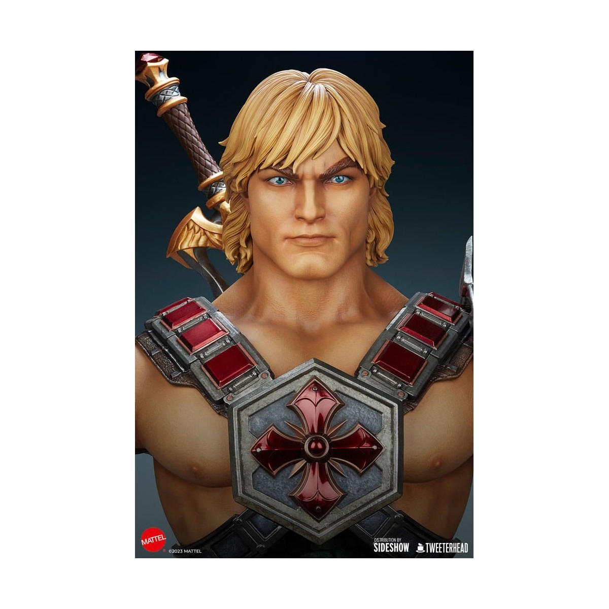 Tweeterhead - Busto di MUSCLOR 1:1 - Busto di HE-MAN 1:1 - Leggende dei Masters of the Universe