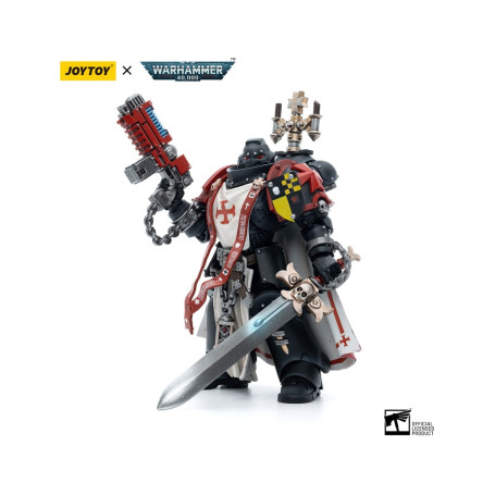 JoyToy Space Marine - Templari Neri - Fratello di Spada Lombast 1/18 - Warhammer 40K