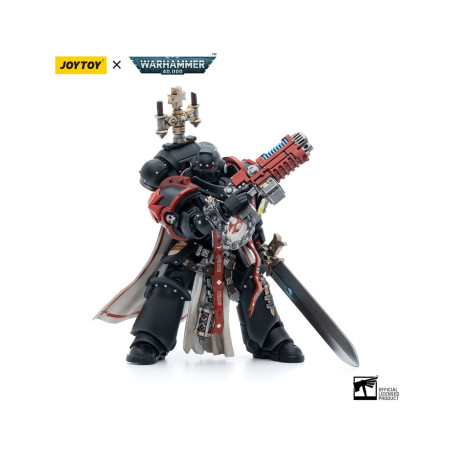 JoyToy Space Marine - Templari Neri - Fratello di Spada Lombast 1/18 - Warhammer 40K