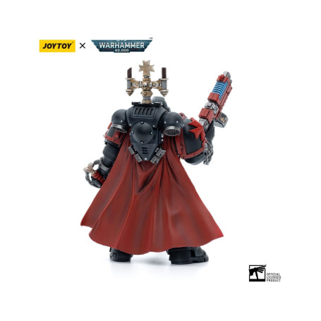 JoyToy Space Marine - Templari Neri - Fratello di Spada Lombast 1/18 - Warhammer 40K