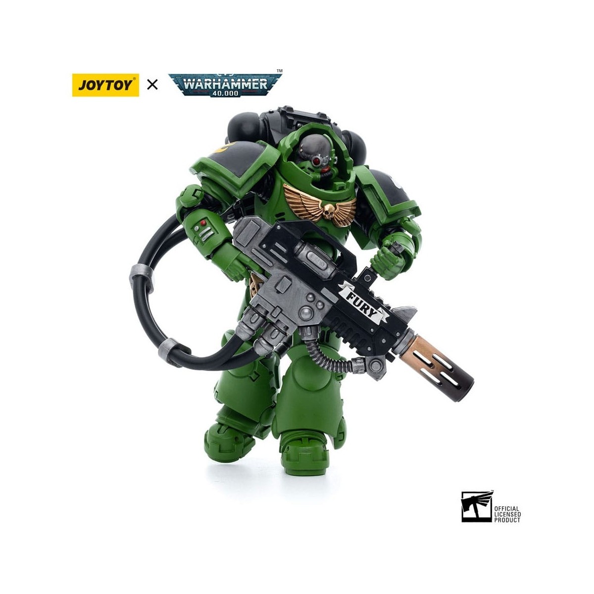 JoyToy Space Marine - Salamandre - Sergente Eradicatore Bragar 1/18 - Warhammer 40K