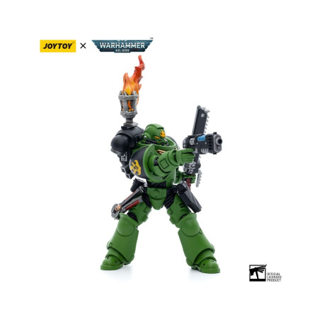 JoyToy Space Marine - Salamandre - Sergente Intercessore Tsek'gan 1/18 - Warhammer 40K