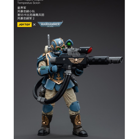 JoyToy Space Marine - Astra Militarum Tempestus - Squadra Scions 55Th Kappic Eagles Tempestor Scion 1 1/18 - Warhammer 40K