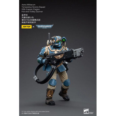 JoyToy Space Marine - Astra Militarum Tempestus - Squadra Scions 55Th Kappic Eagles Tempestor Scion 1 1/18 - Warhammer 40K
