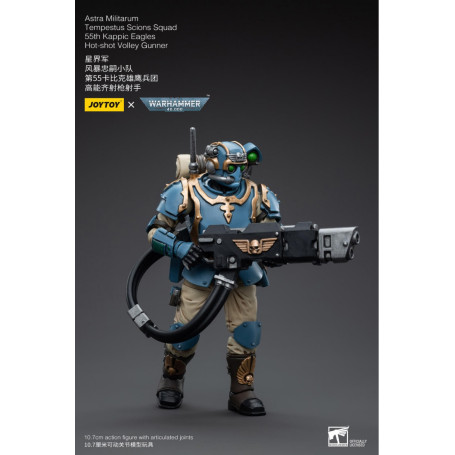 JoyToy Space Marine - Astra Militarum Tempestus - Squadra Scions 55Th Kappic Eagles Tempestor Scion 1 1/18 - Warhammer 40K