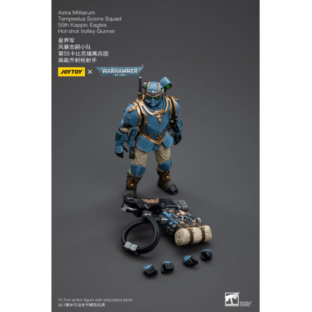JoyToy Space Marine - Astra Militarum Tempestus - Squadra Scions 55Th Kappic Eagles Tempestor Scion 1 1/18 - Warhammer 40K