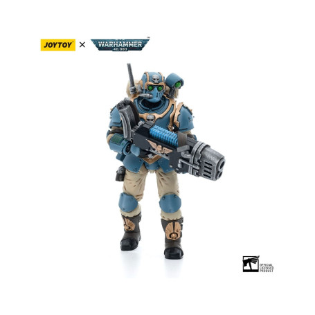 JoyToy Space Marine - Astra Militarum Tempestus - Squadra Scions 55Th Kappic Eagles Plasma Gunner 1/18 - Warhammer 40K
