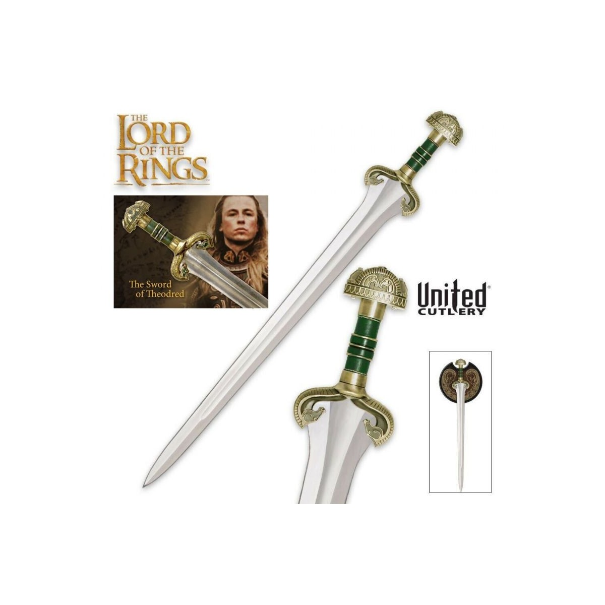 United Cutlery - Il Signore degli Anelli: Spada di Theodred Replica in scala 1:1