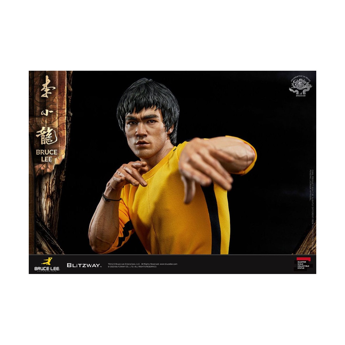 Blitzway - Statuetta Bruce Lee 1/4 50° Anniversario Tributo - Il gioco della morte
